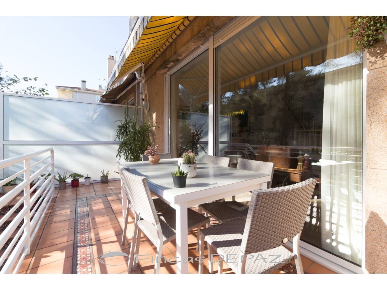 Terrace of Single-family semi-detached for sale in Castelldefels  with Air Conditioner, Heating and Private garden