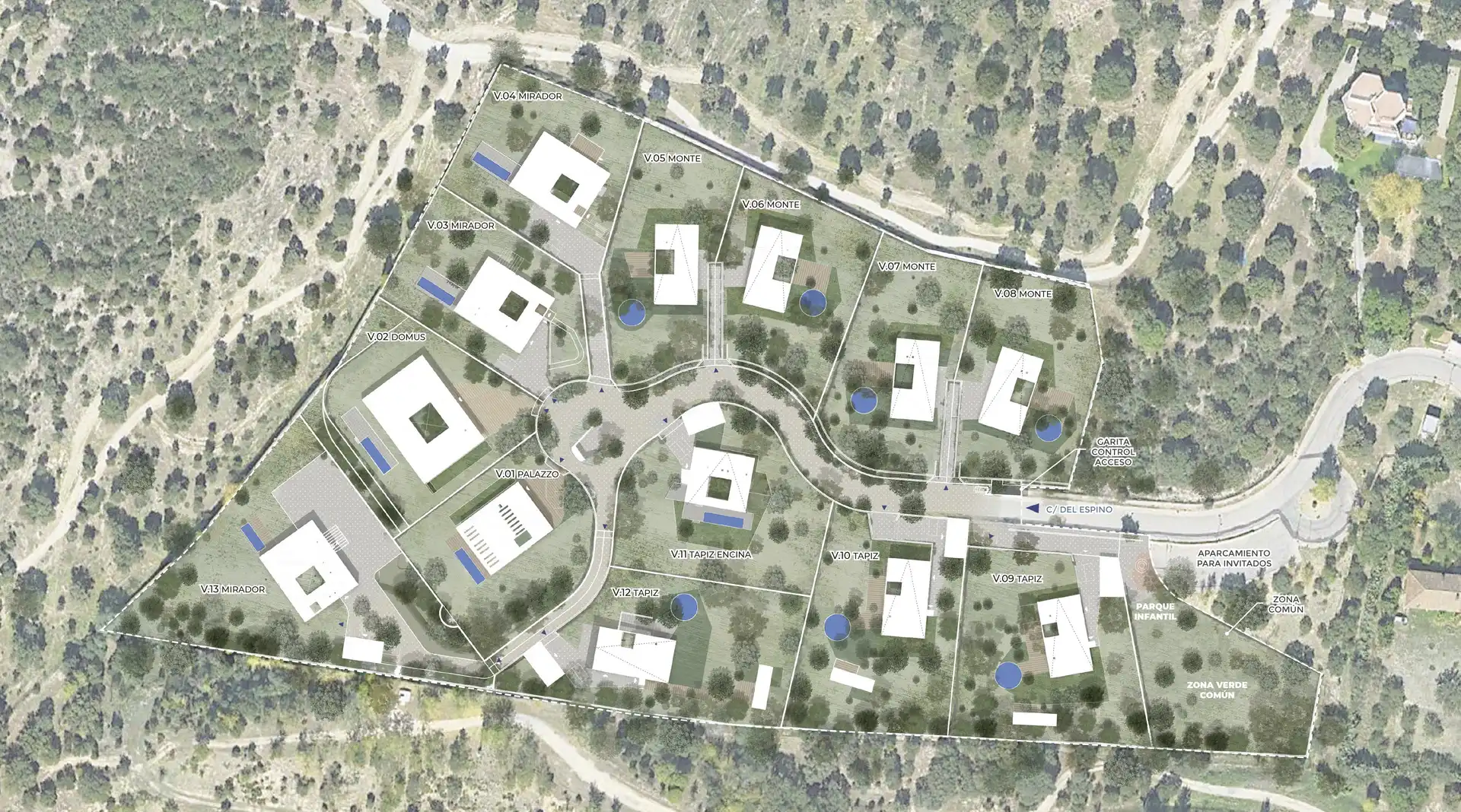 Vista exterior de Casa o xalet en venda en Boadilla del Monte amb Calefacció, Jardí privat i Piscina