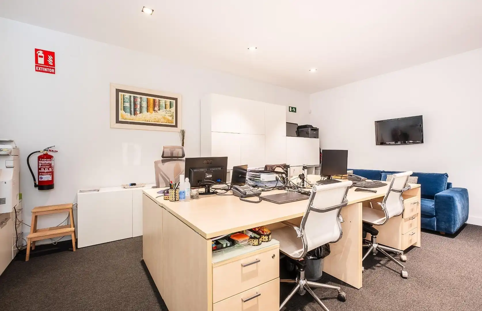 Büro zur Miete in Madrid mit Klimaanlage und Heizung