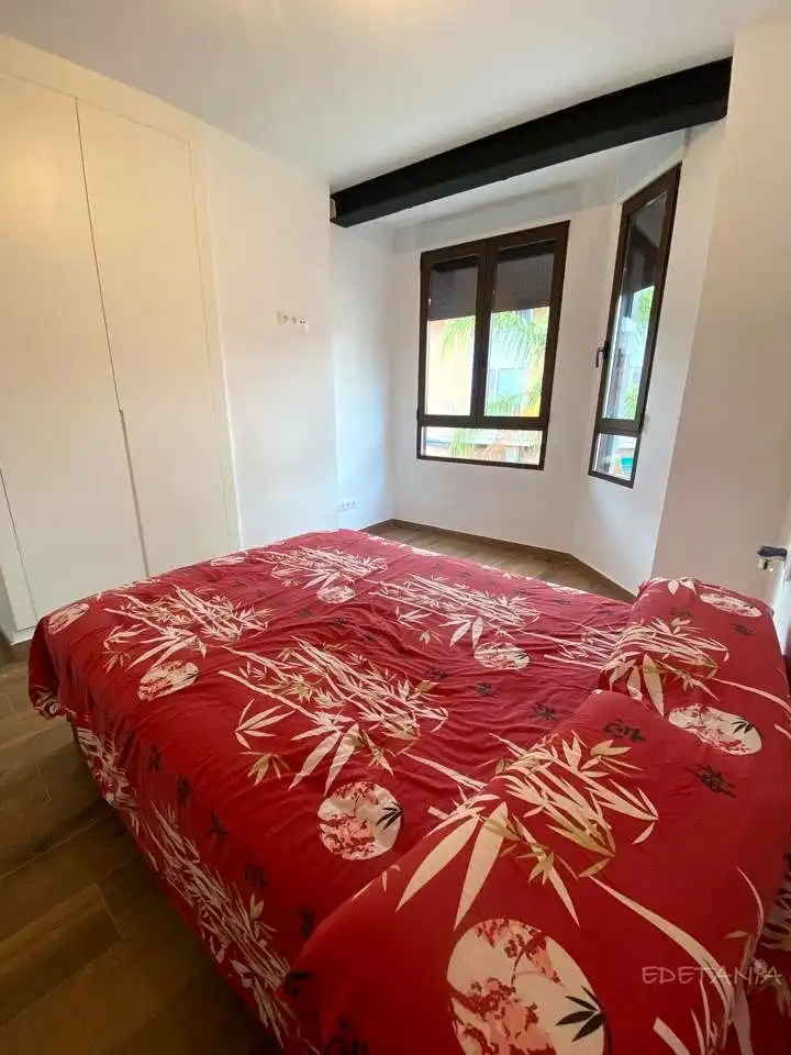 Schlafzimmer von Wohnung zur Miete in Moncada mit Terrasse und Möbliert