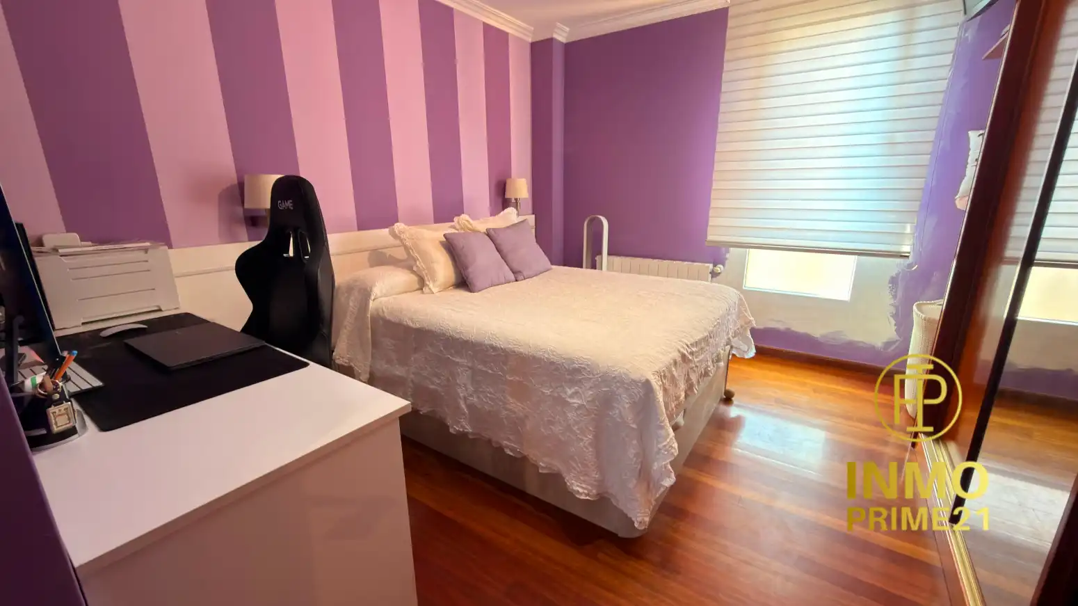 Bedroom of Flat for sale in Santander  with Heating, Parquet flooring and Swimming Pool