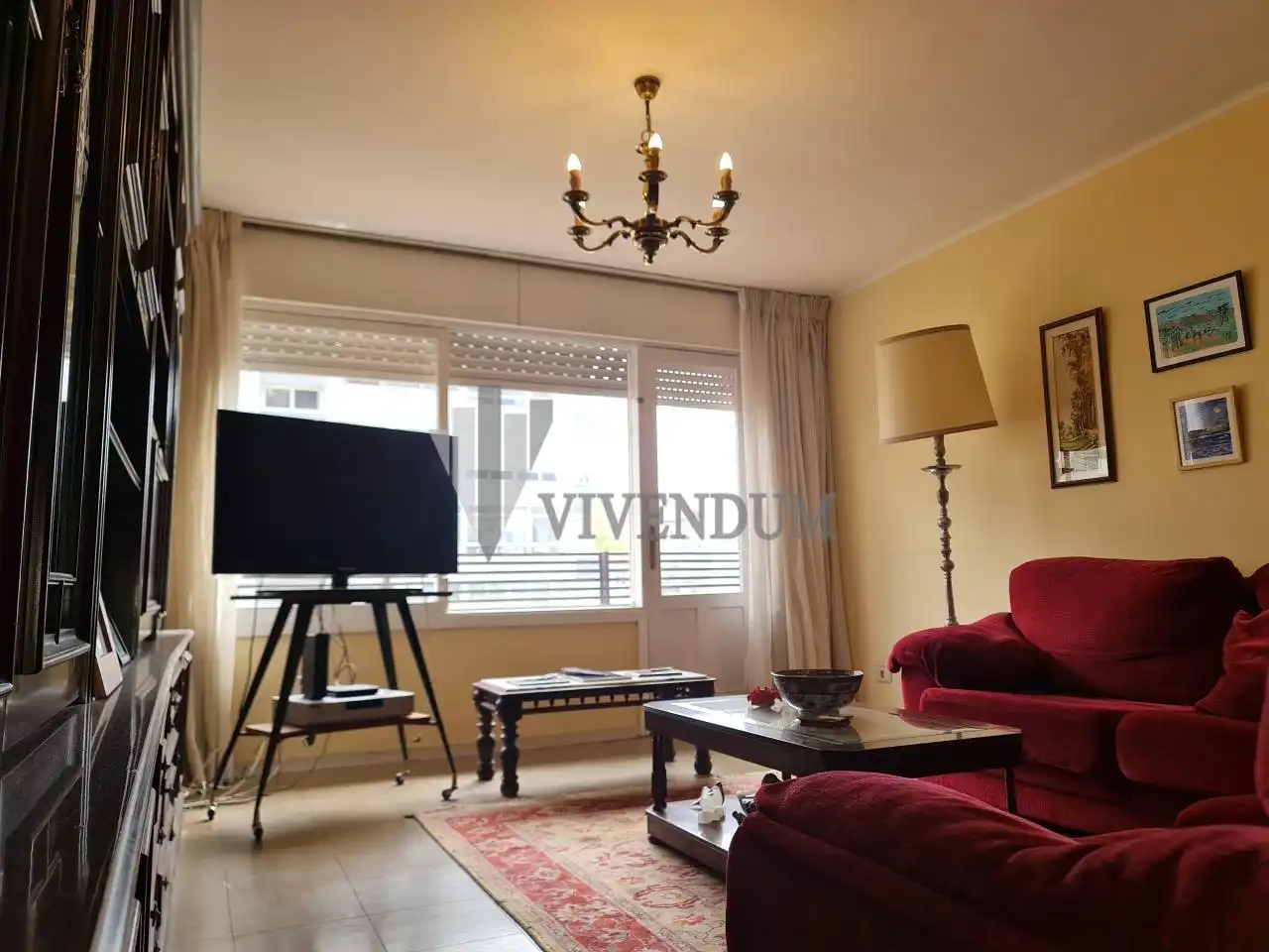 Sala de estar de Piso en venta en Vigo  con Calefacción, Terraza y Trastero