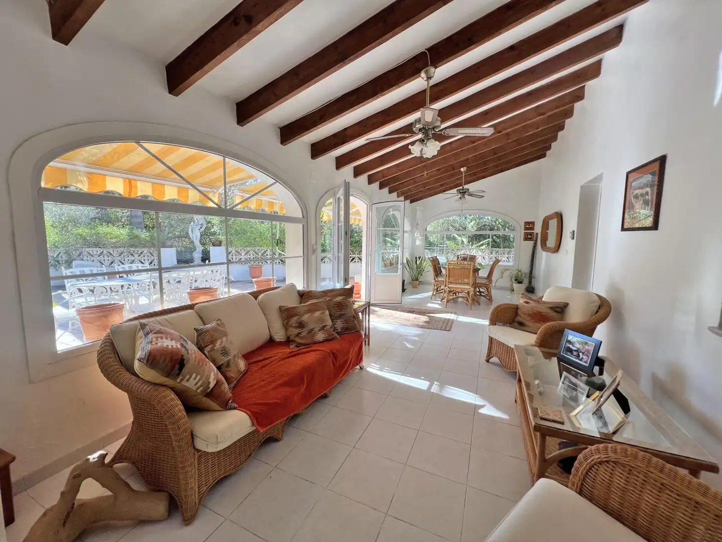 Living room of Houses for sale in Jávea / Xàbia  with Air Conditioner, Heating and Private garden
