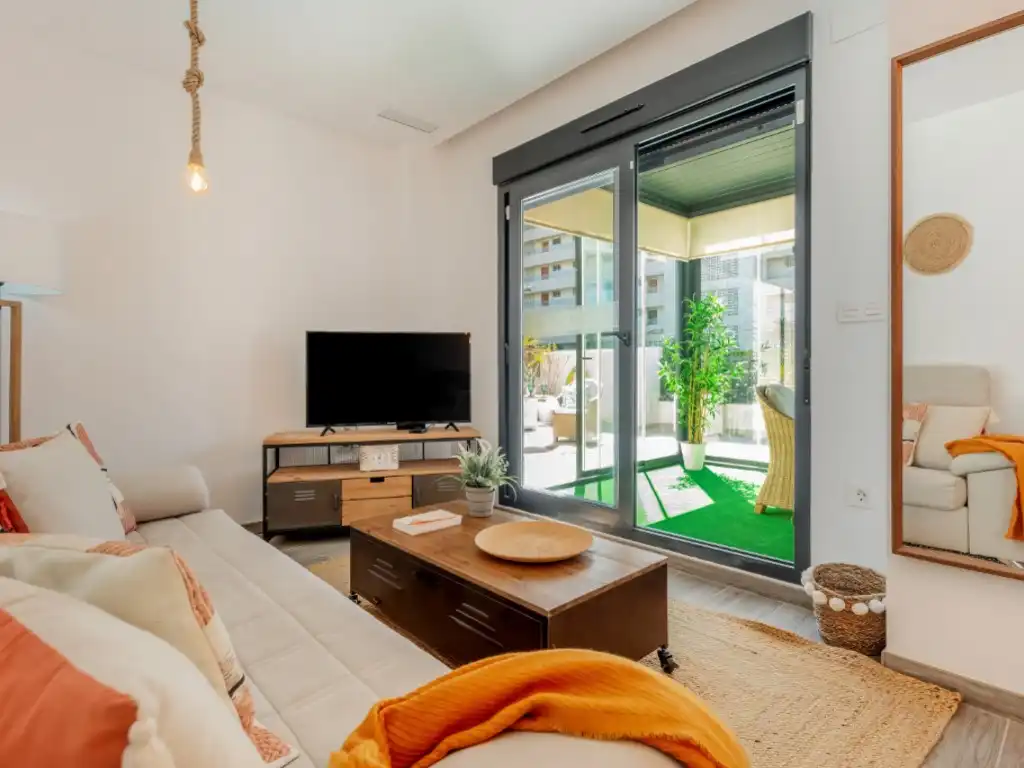 Living room of Ground floor for sale in El Campello  with Air Conditioner, Terrace and Community pool