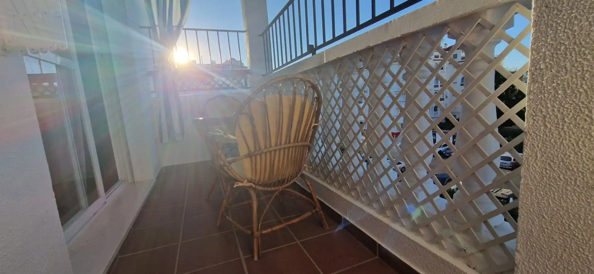 Terrassa de Apartament de lloguer en El Portil amb Piscina comunitària