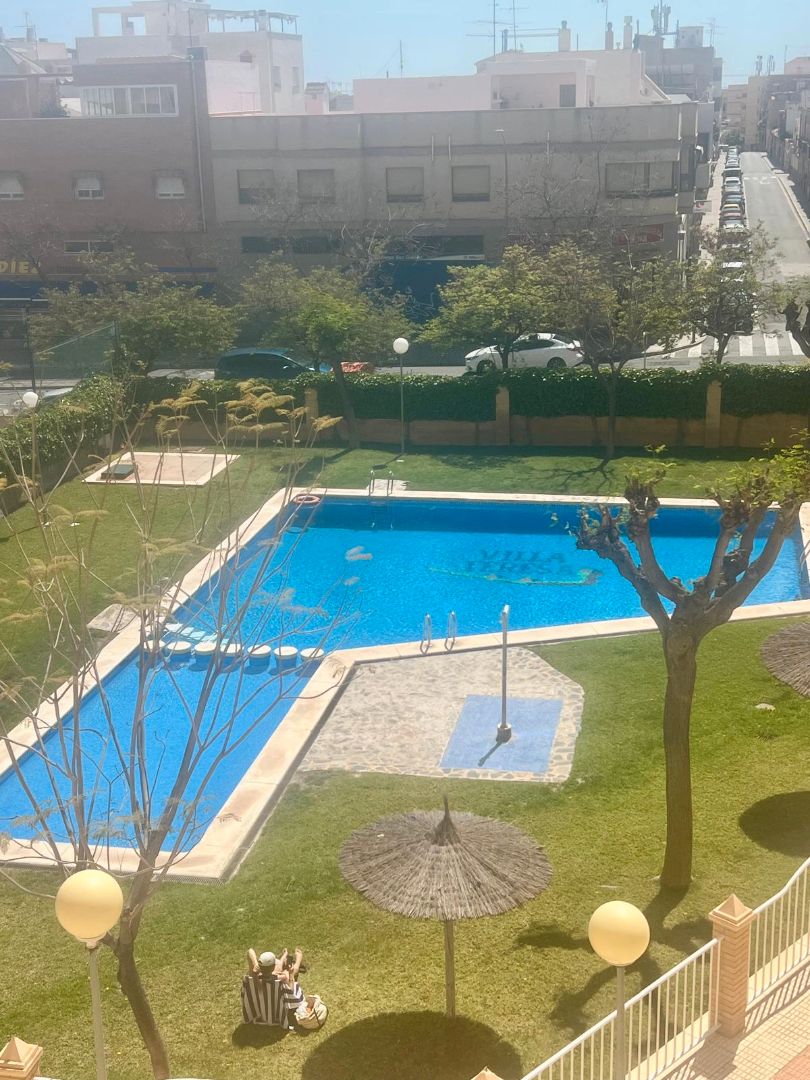 Swimming pool of Flat to rent in Alicante / Alacant  with Private garden, Swimming Pool and Furnished
