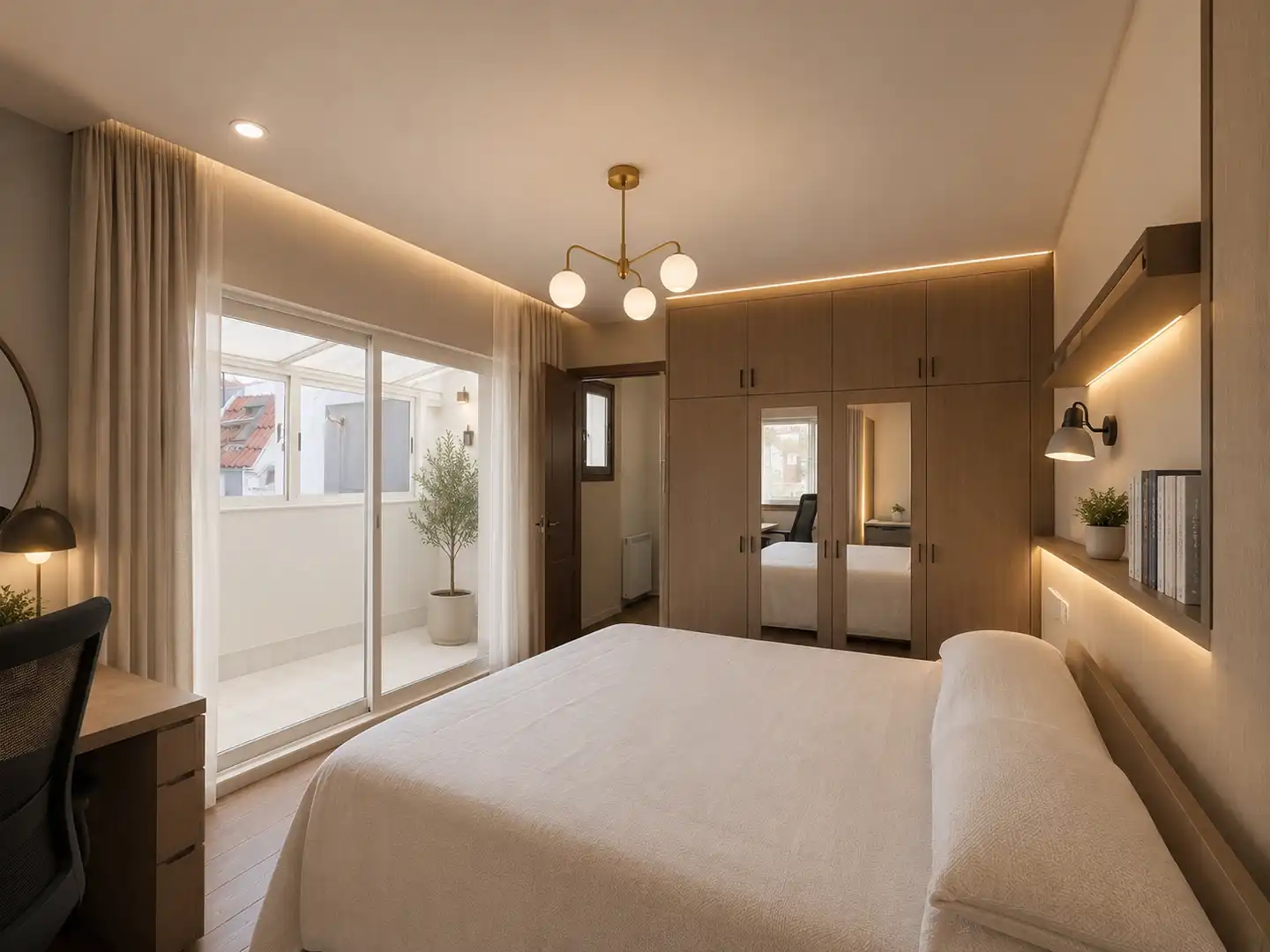 Habitación de Piso en venta en A Coruña Capital  con Calefacción, Parquet y Terraza