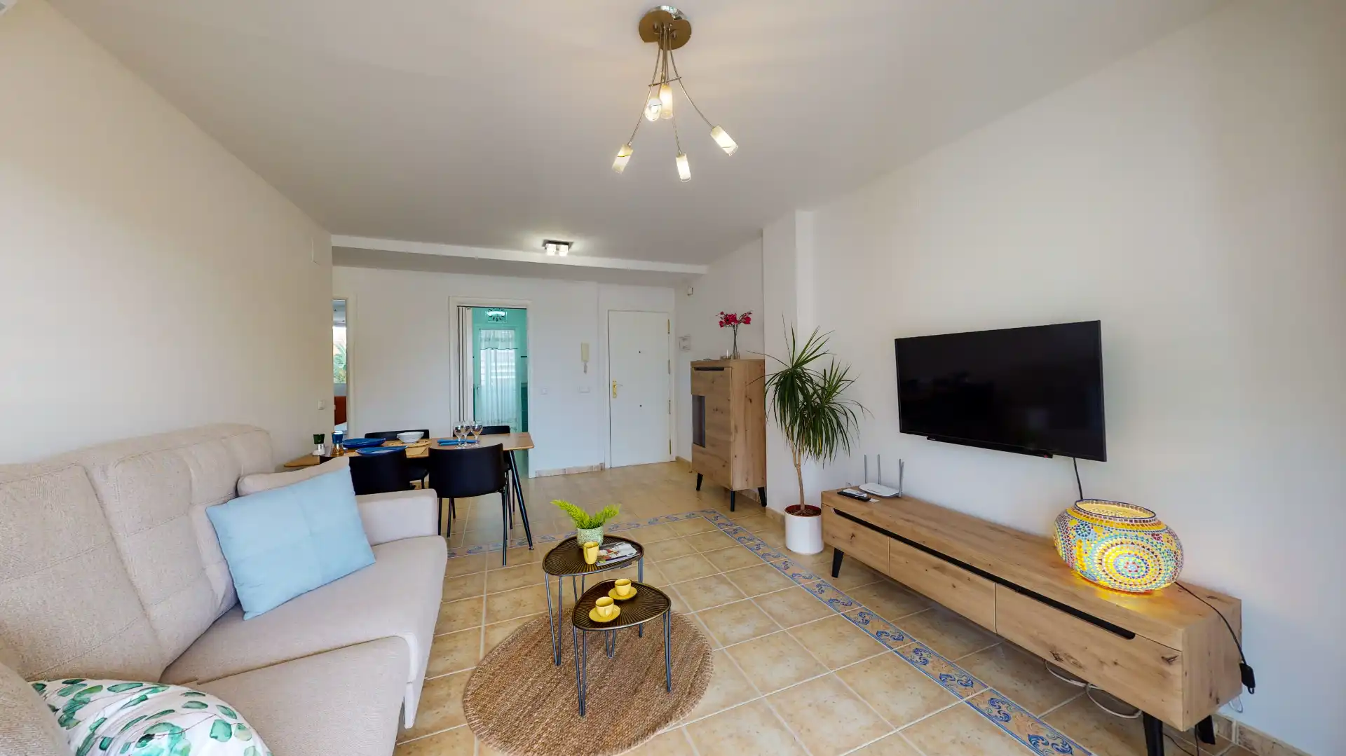 Living room of Apartments for rent in Dénia  with Air Conditioner, Heating and Terrace