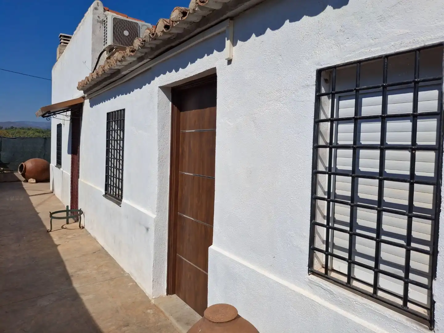 Vista exterior de Casa o chalet en venta en Useras /  Les Useres con Aire acondicionado, Jardín privado y Terraza