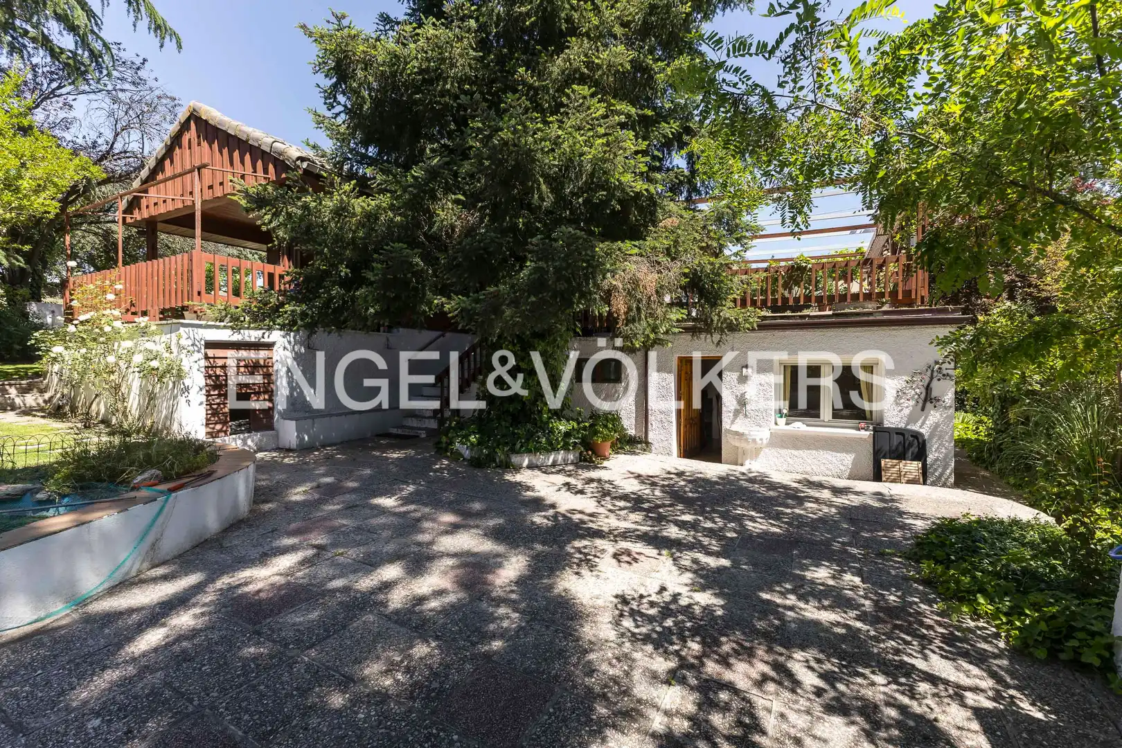 Terraza de Casa o chalet en venta en San Agustín del Guadalix con Aire acondicionado, Calefacción y Jardín privado
