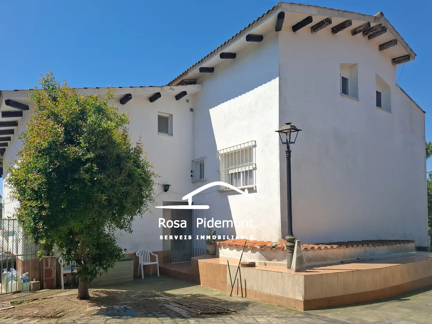 Vista exterior de Casa o xalet en venda en Tordera amb Calefacció, Jardí privat i Terrassa