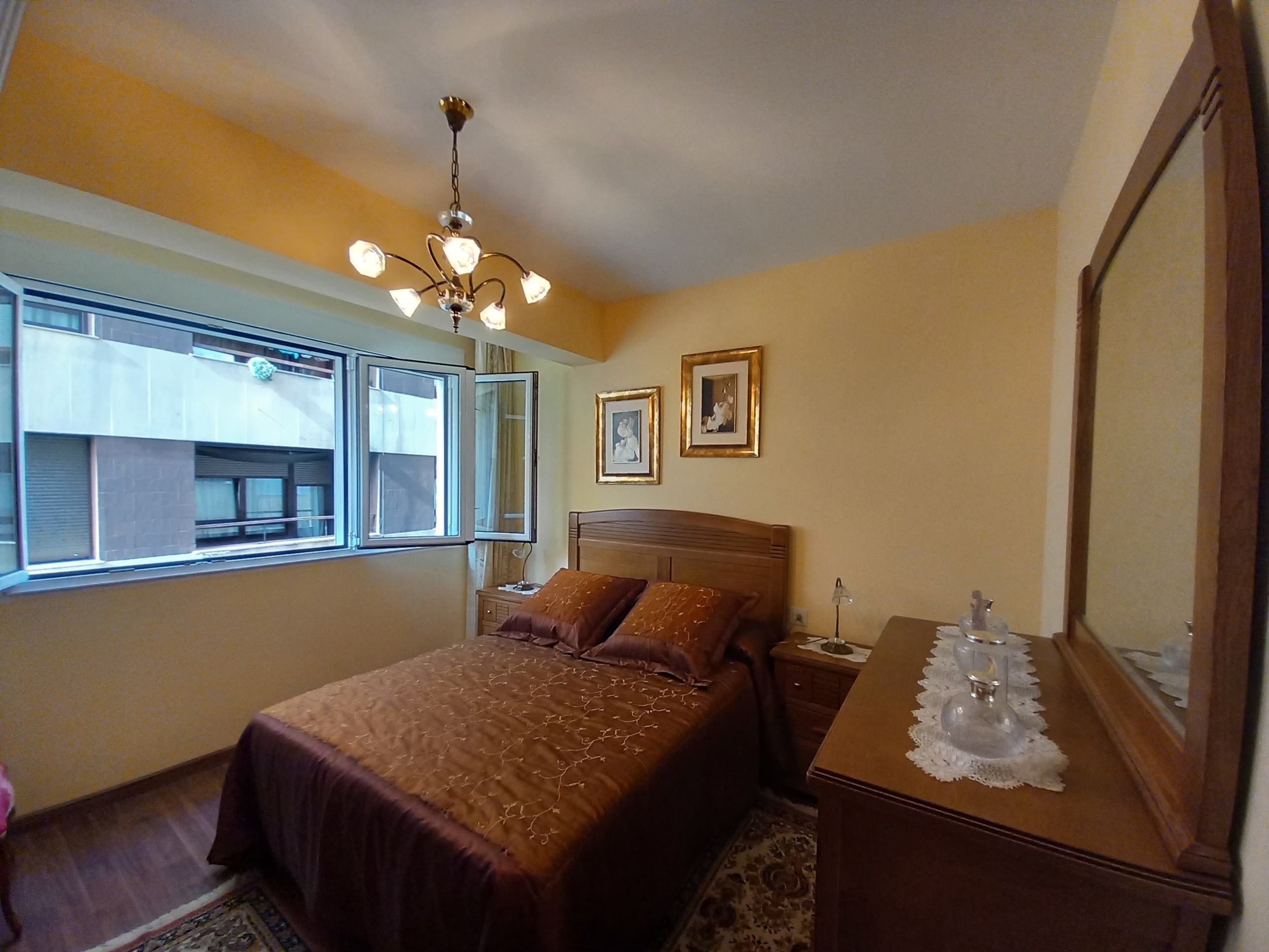 Bedroom of Flat for sale in Ribeira  with Parquet flooring, Furnished and Oven