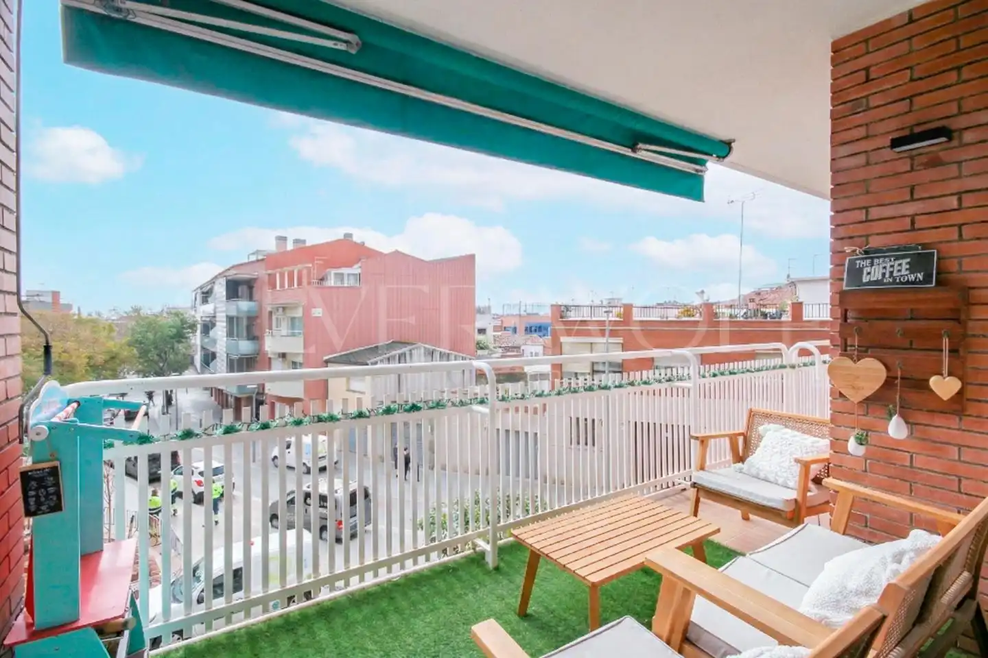 Terrace of Flat for sale in Gavà  with Air Conditioner, Heating and Parquet flooring
