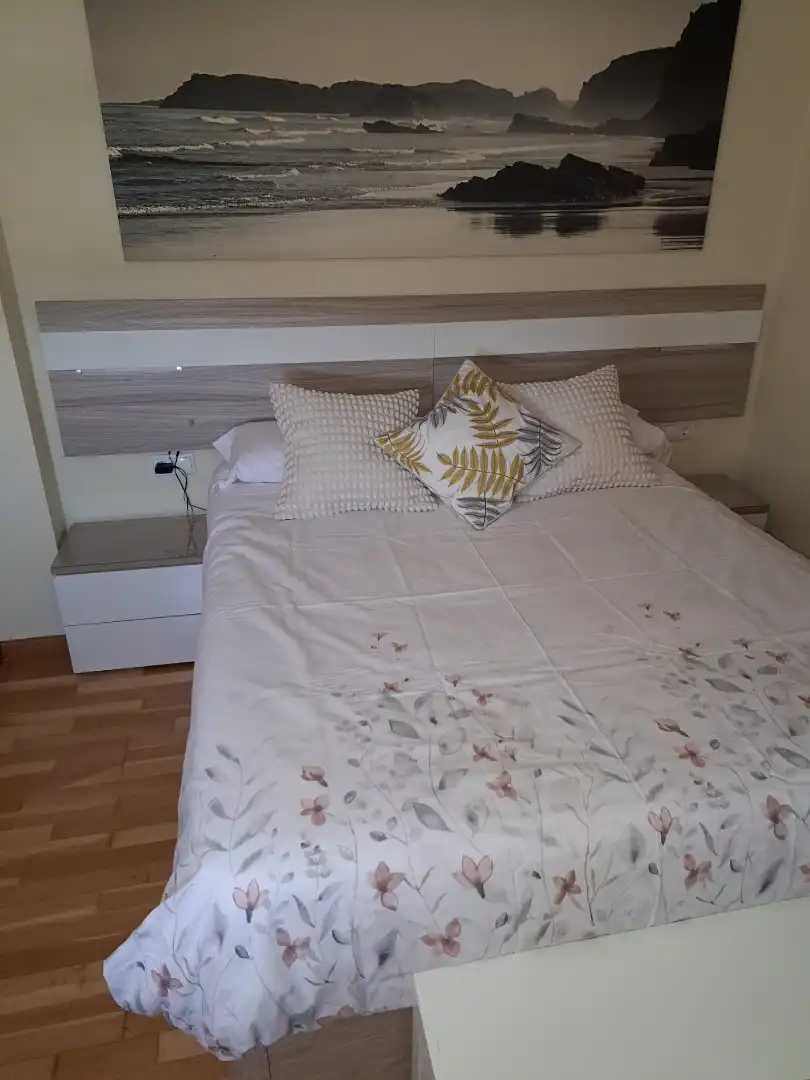 Bedroom of Flat for sale in Foz  with Heating, Storage room and Furnished