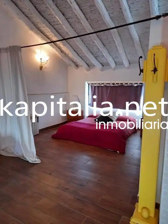 Bedroom of Houses for rent in Navarrés  with Heating and Furnished