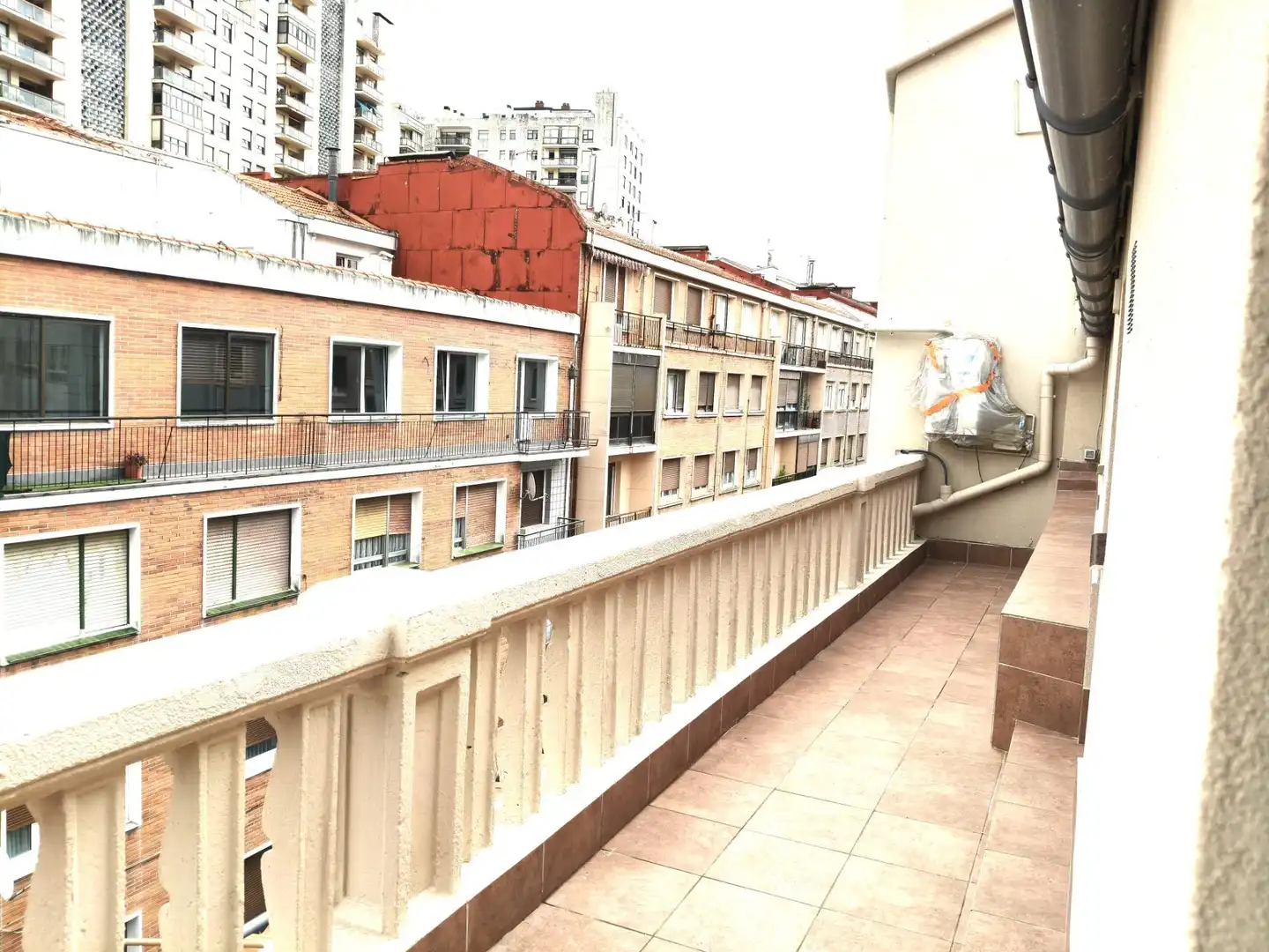 Balcony of Flat for sale in Bilbao   with Heating, Terrace and Furnished