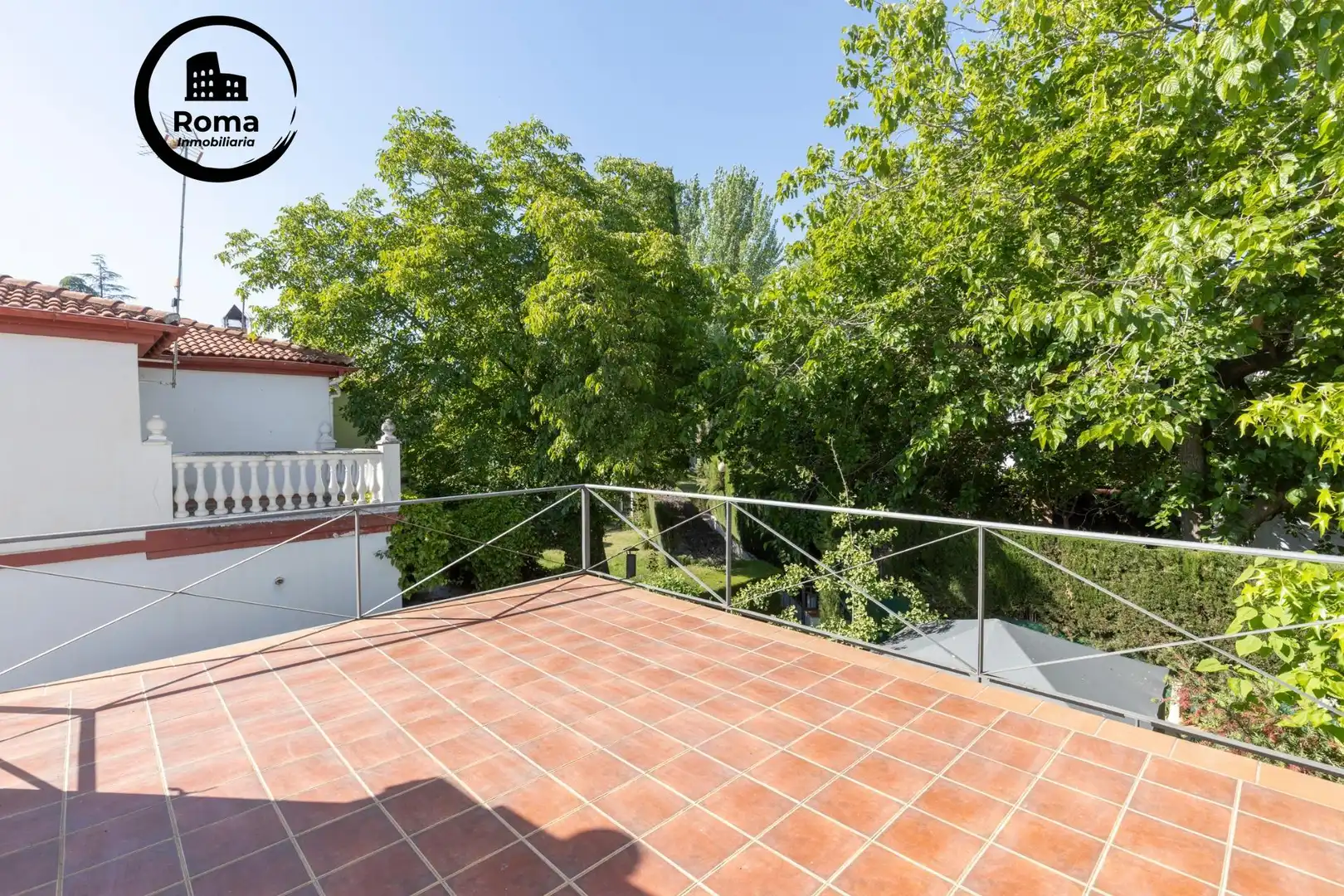 Terraza de Casa o chalet en venta en Albolote con Aire acondicionado, Calefacción y Jardín privado