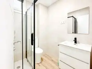 Badezimmer von Wohnung zur untervermieten in Móstoles mit Heizung, Möbliert und Ofen