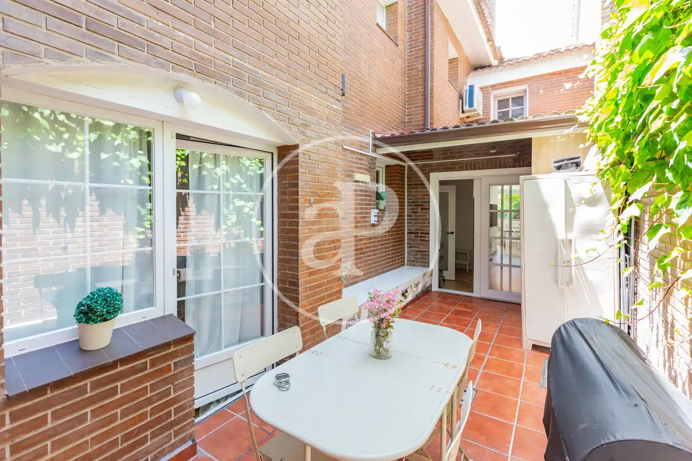 Terraza de Casa adosada de alquiler en Las Rozas de Madrid con Aire acondicionado, Calefacción y Jardín privado