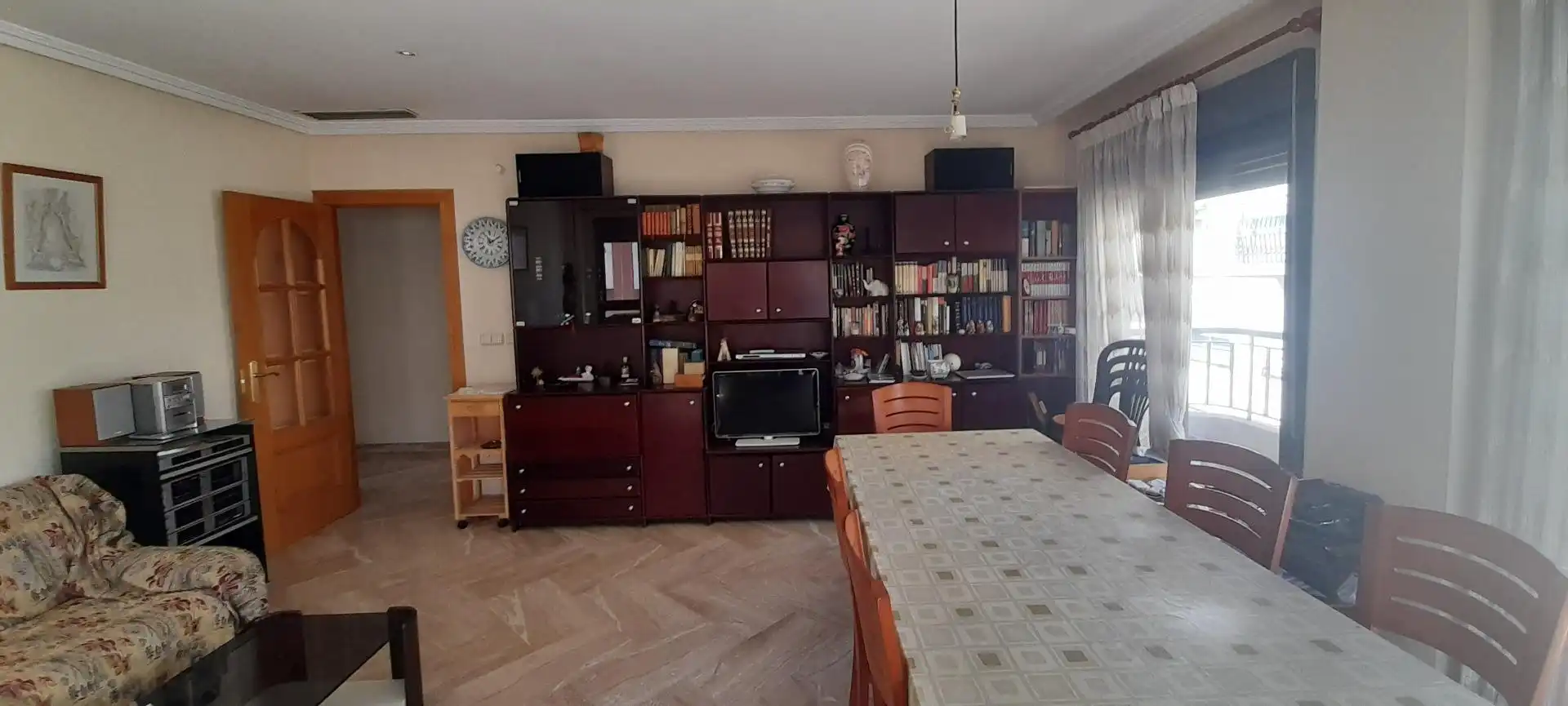 Wohnzimmer von Wohnung zur Miete in Elche / Elx mit Klimaanlage, Möbliert und Balkon