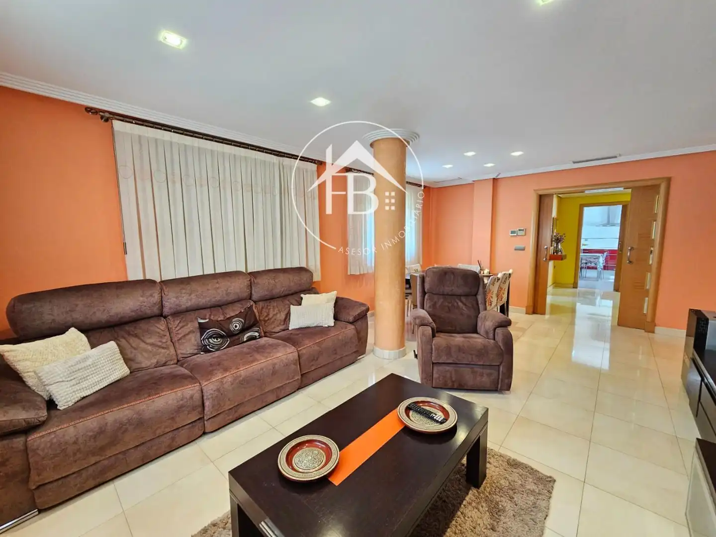Sala de estar de Casa o chalet en venta en Mutxamel con Aire acondicionado, Calefacción y Terraza