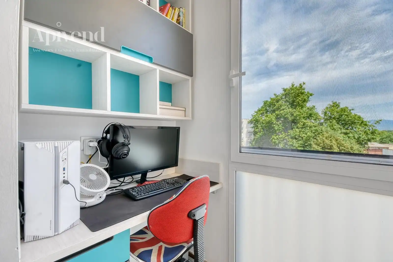 Bedroom of Flat for sale in Figueres  with Air Conditioner and Terrace