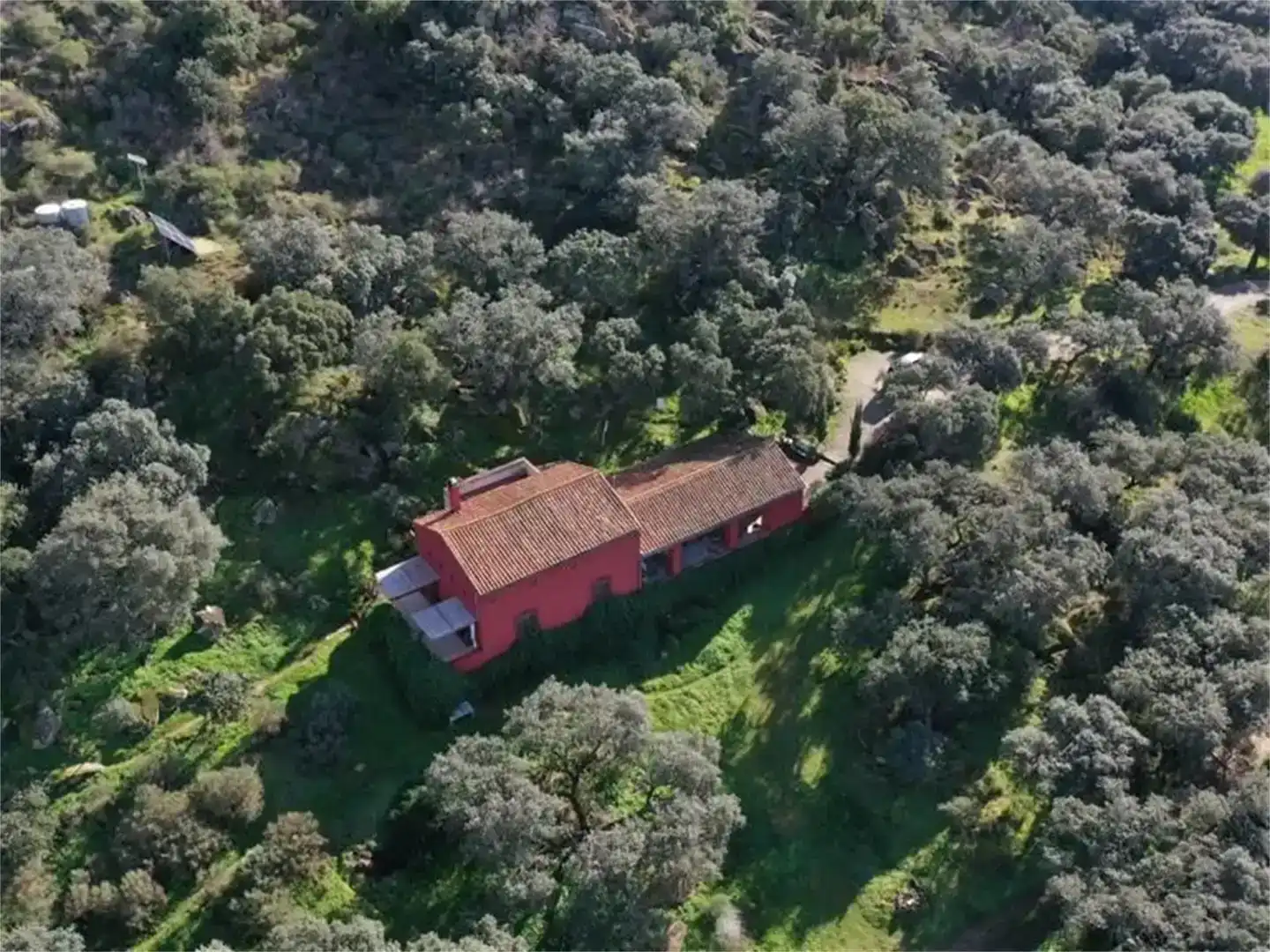 Vista exterior de Casa o chalet en venta en Montánchez con Jardín privado, Piscina y Balcón