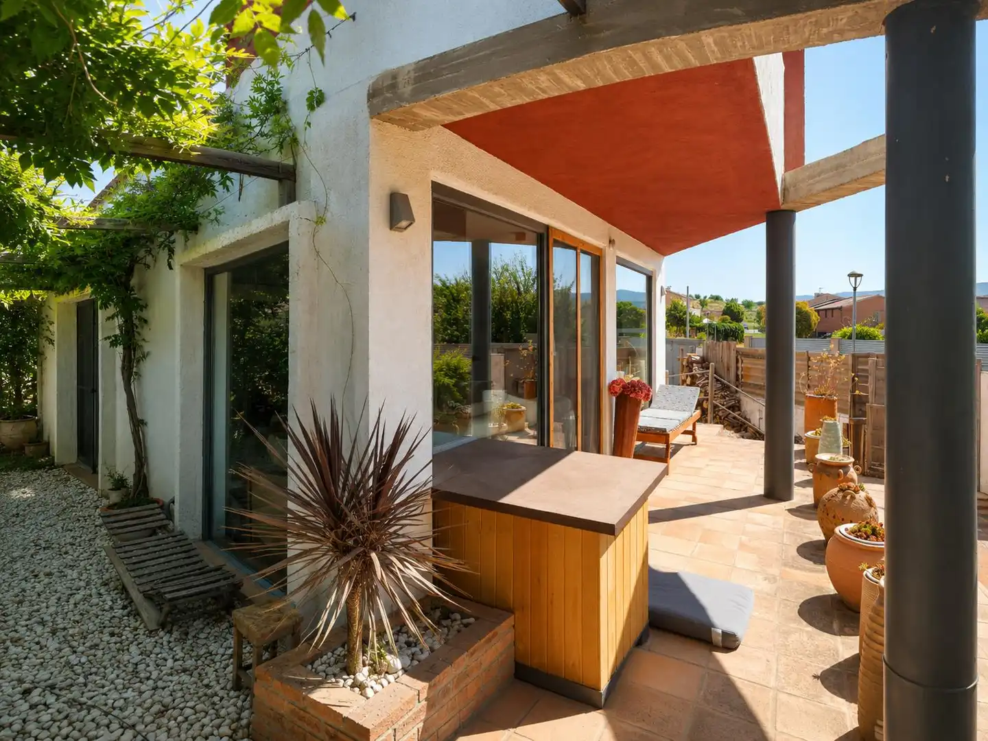 Terrassa de Casa o xalet en venda en Sarral amb Aire condicionat, Calefacció i Jardí privat