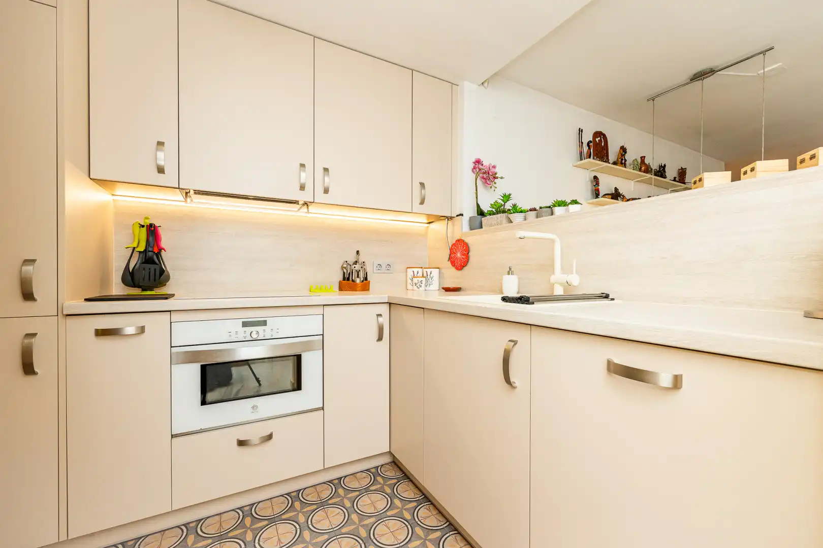 Cocina de Apartamento en venta en Mijas con Aire acondicionado, Calefacción y Terraza