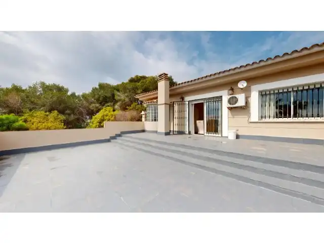 Vista exterior de Casa o chalet en venta en Moraira con Aire acondicionado, Calefacción y Jardín privado