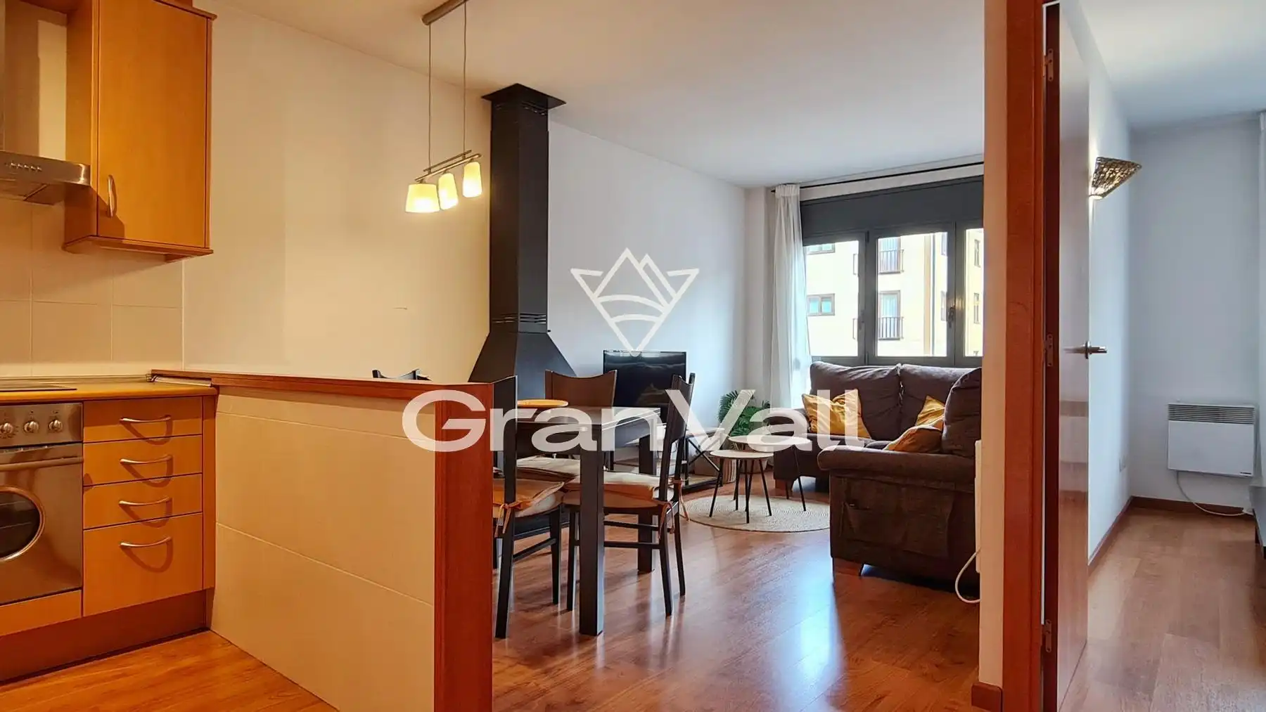 Sala de estar de Apartamento en venta en La Molina