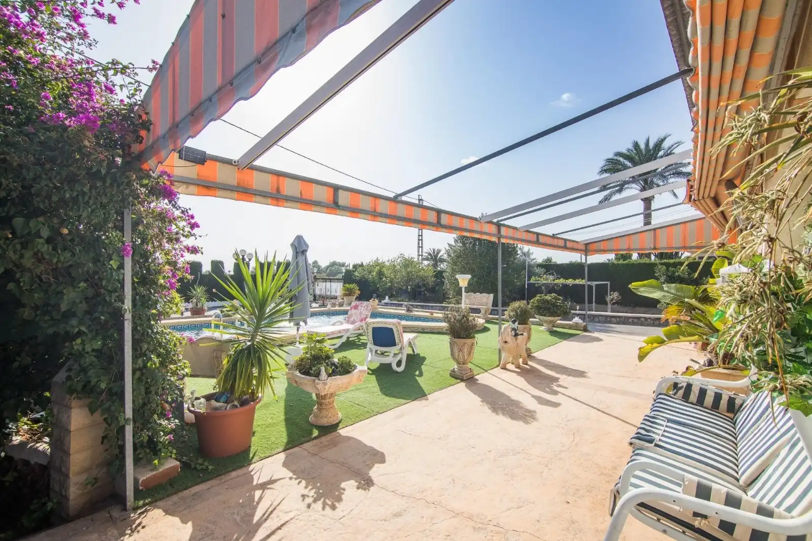 Terrace of Houses for share in Elche / Elx  with Air Conditioner, Heating and Private garden