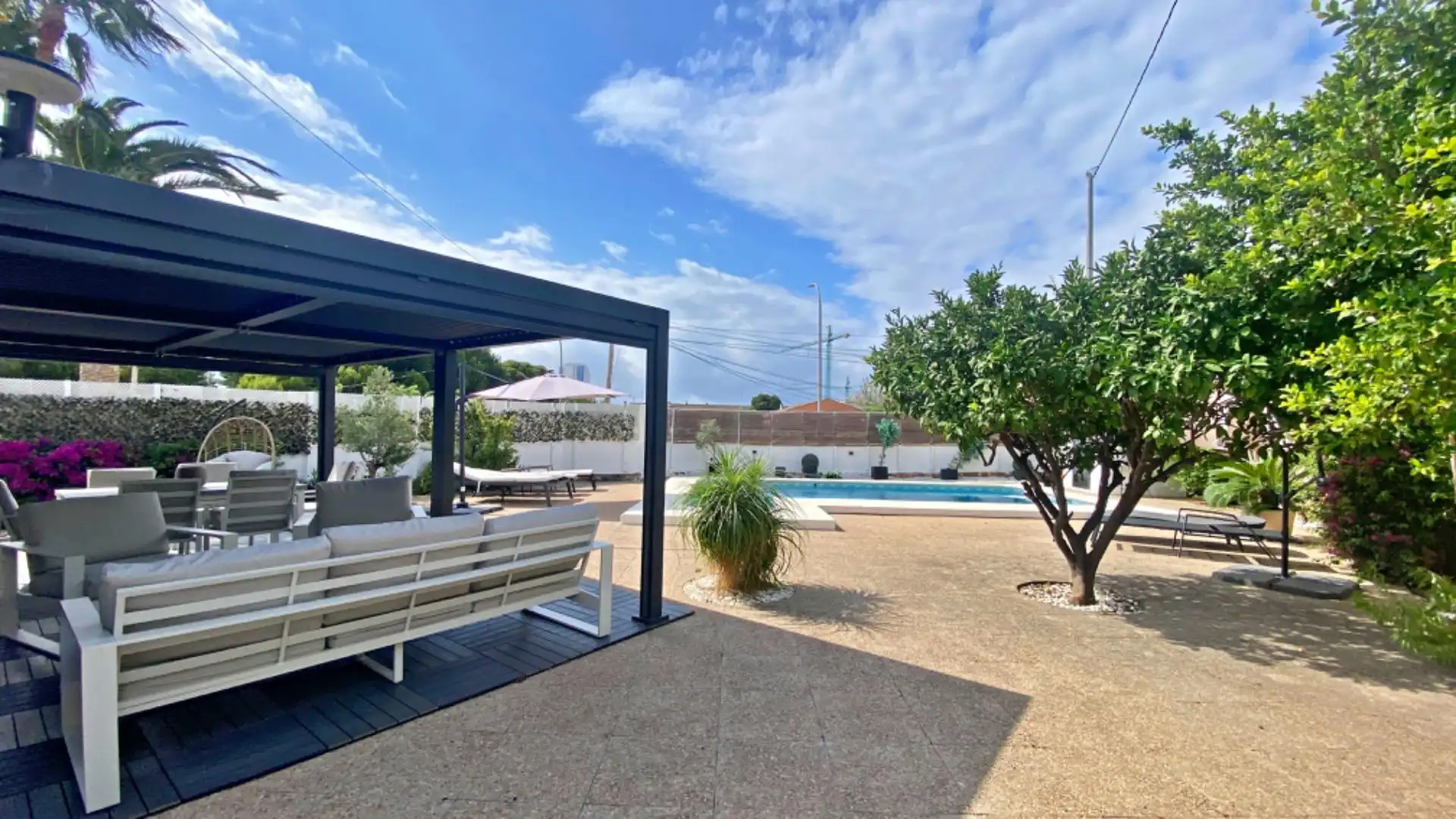 Terrassa de Casa o xalet en venda en Calpe / Calp amb Aire condicionat, Jardí privat i Terrassa