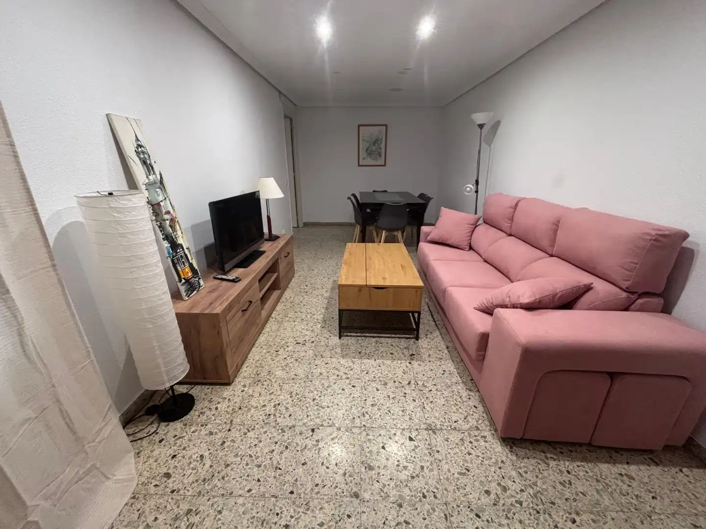 Sala d'estar de Pis de lloguer en Salamanca amb Moblat
