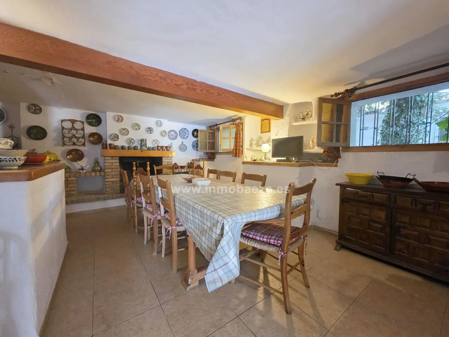 Dining room of Houses for sale in Baeza  with Terrace, Storage room and Balcony