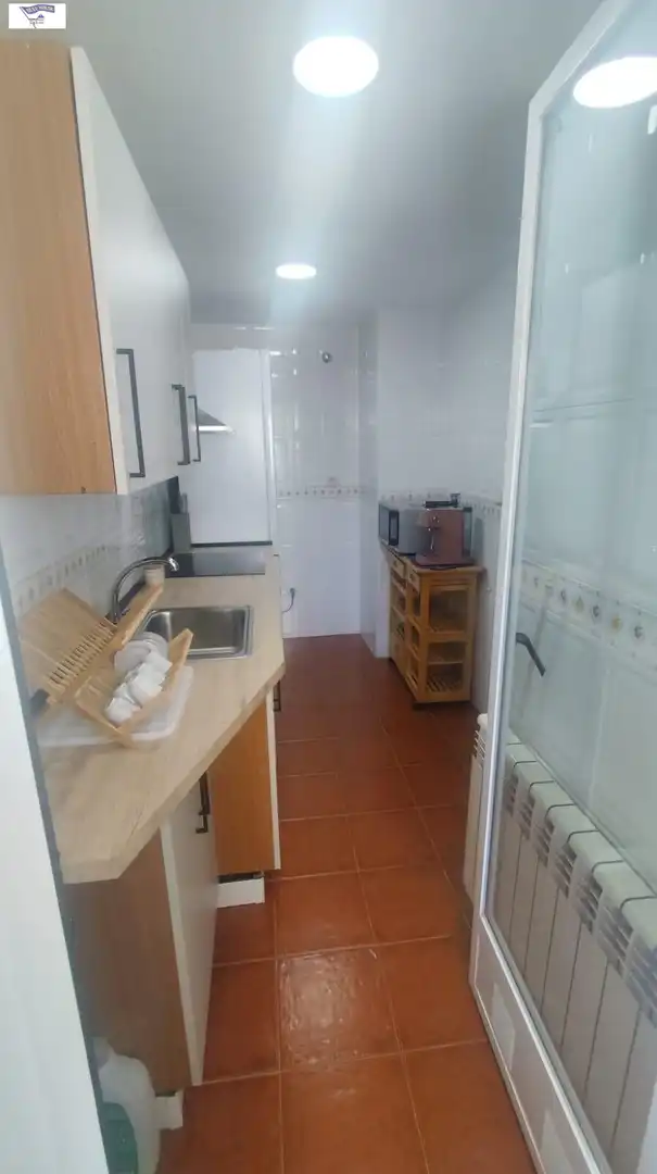 Cuina de Pis de lloguer en Albacete amb Calefacció, Moblat i Balcó