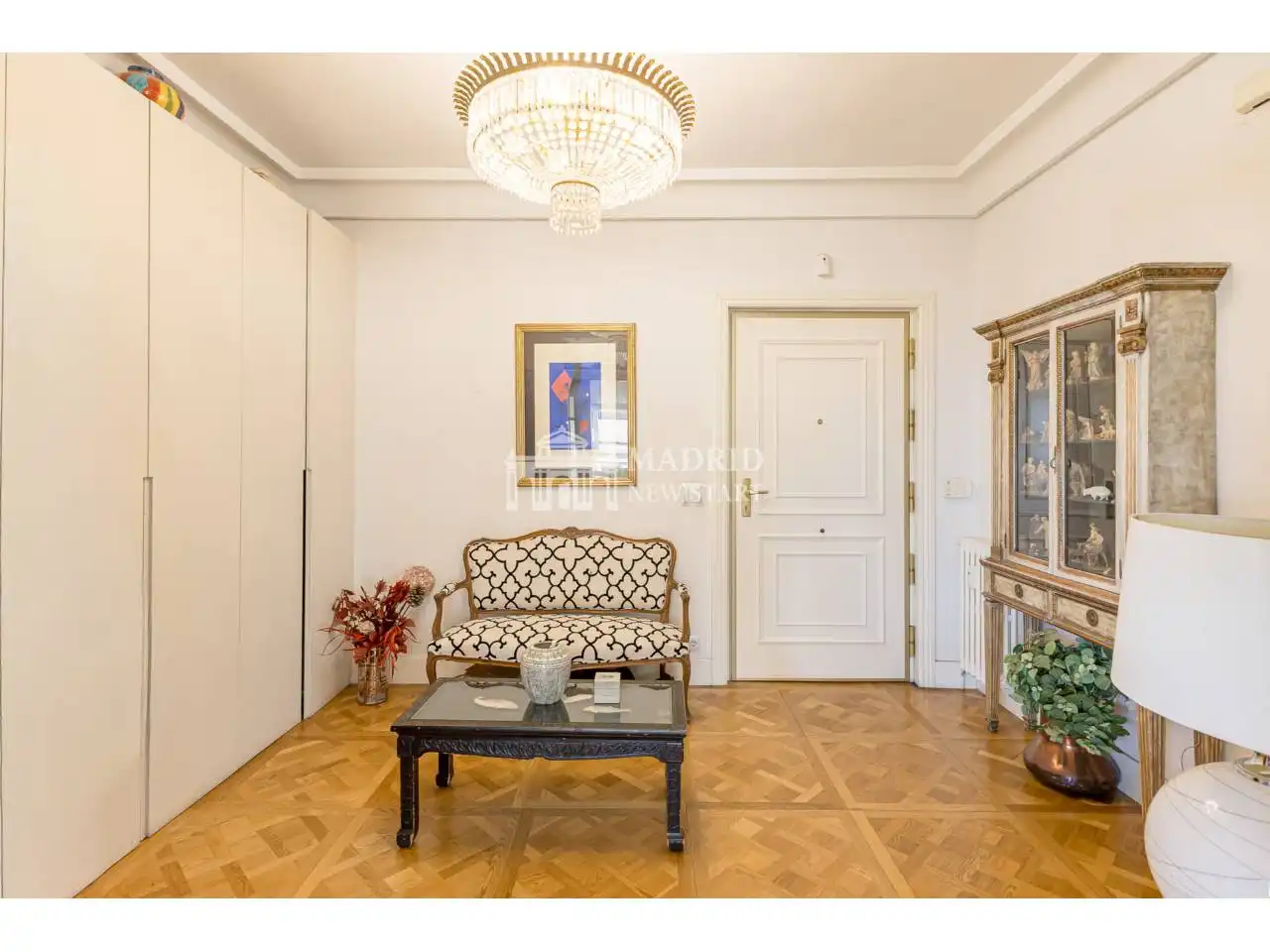 Wohnzimmer von Wohnung zum Verkauf in Madrid mit Klimaanlage und Heizung