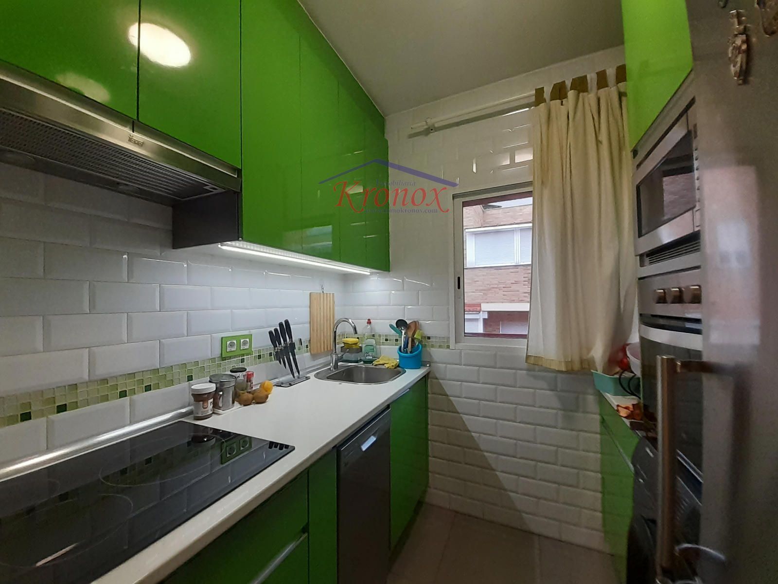 Kitchen of Flat for sale in  Madrid Capital  with Air Conditioner and Heating