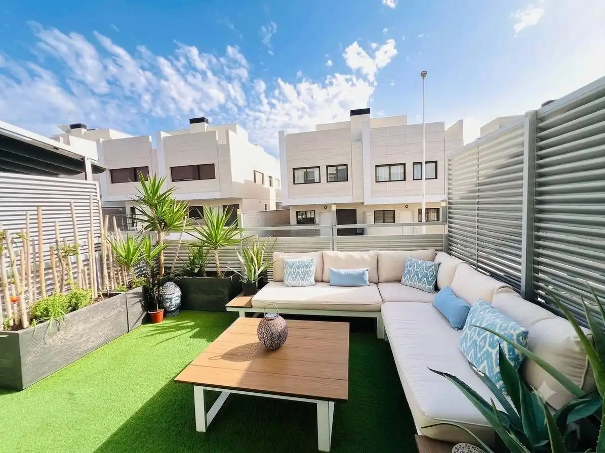 Terrassa de Casa adosada en venda en Aspe amb Jardí privat, Terrassa i Traster