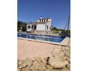 Exterior view of Country house for sale in  Lleida Capital  with Air Conditioner, Terrace and Swimming Pool