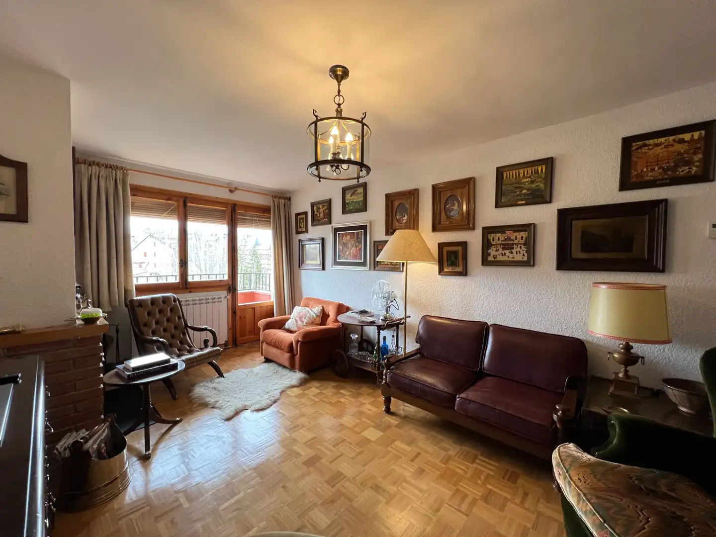 Living room of Attic for sale in Jaca  with Terrace and Community pool