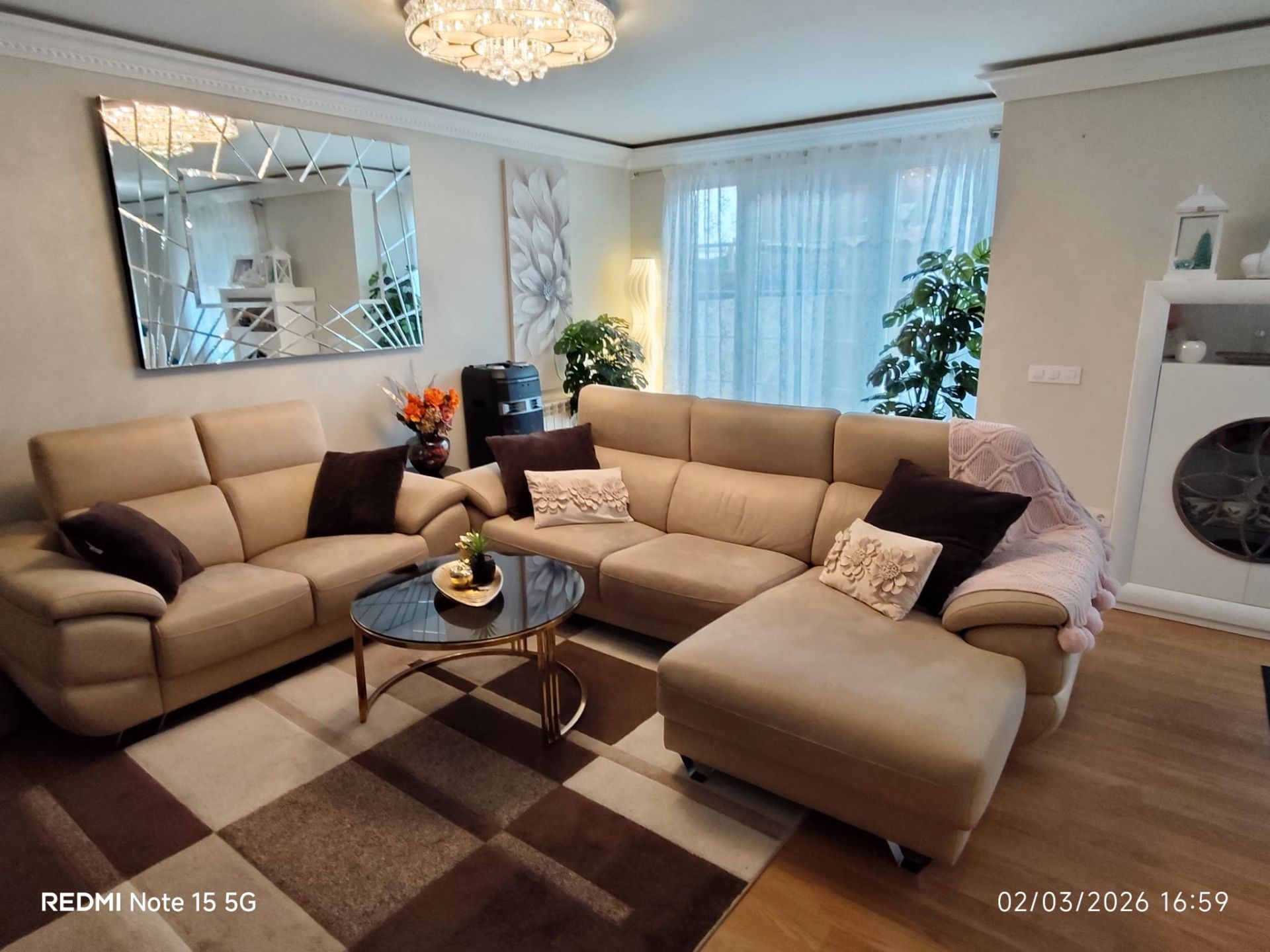 Sala de estar de Casa o chalet en venta en Barcience con Aire acondicionado, Calefacción y Amueblado