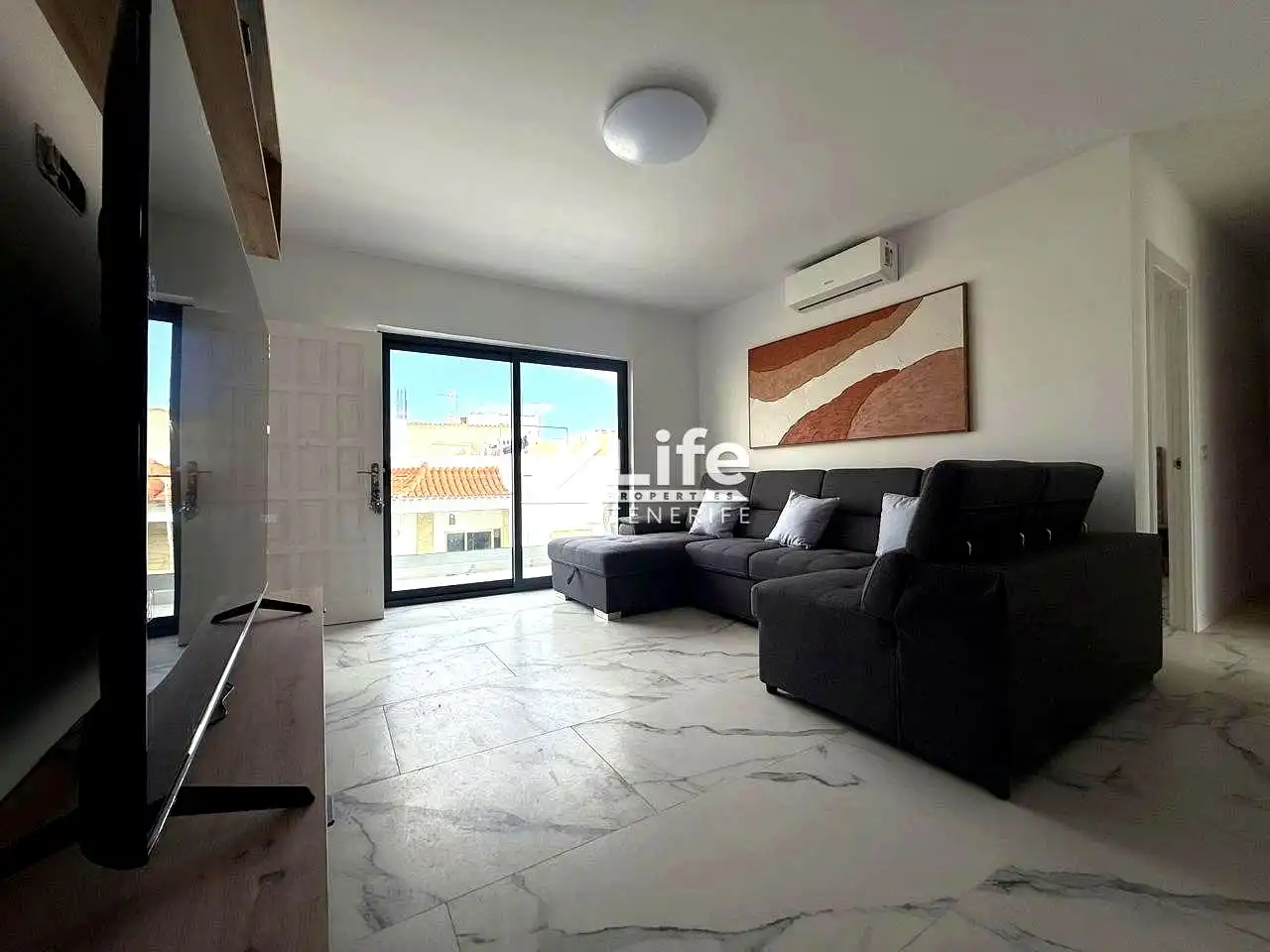 Wohnzimmer von Wohnung zur Miete in San Miguel de Abona mit Klimaanlage, Terrasse und Möbliert