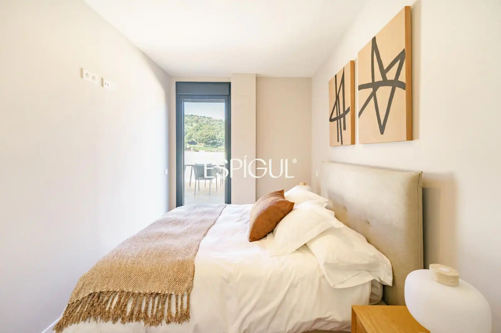 Bedroom of Attic for sale in Montgat  with Air Conditioner, Heating and Parquet flooring