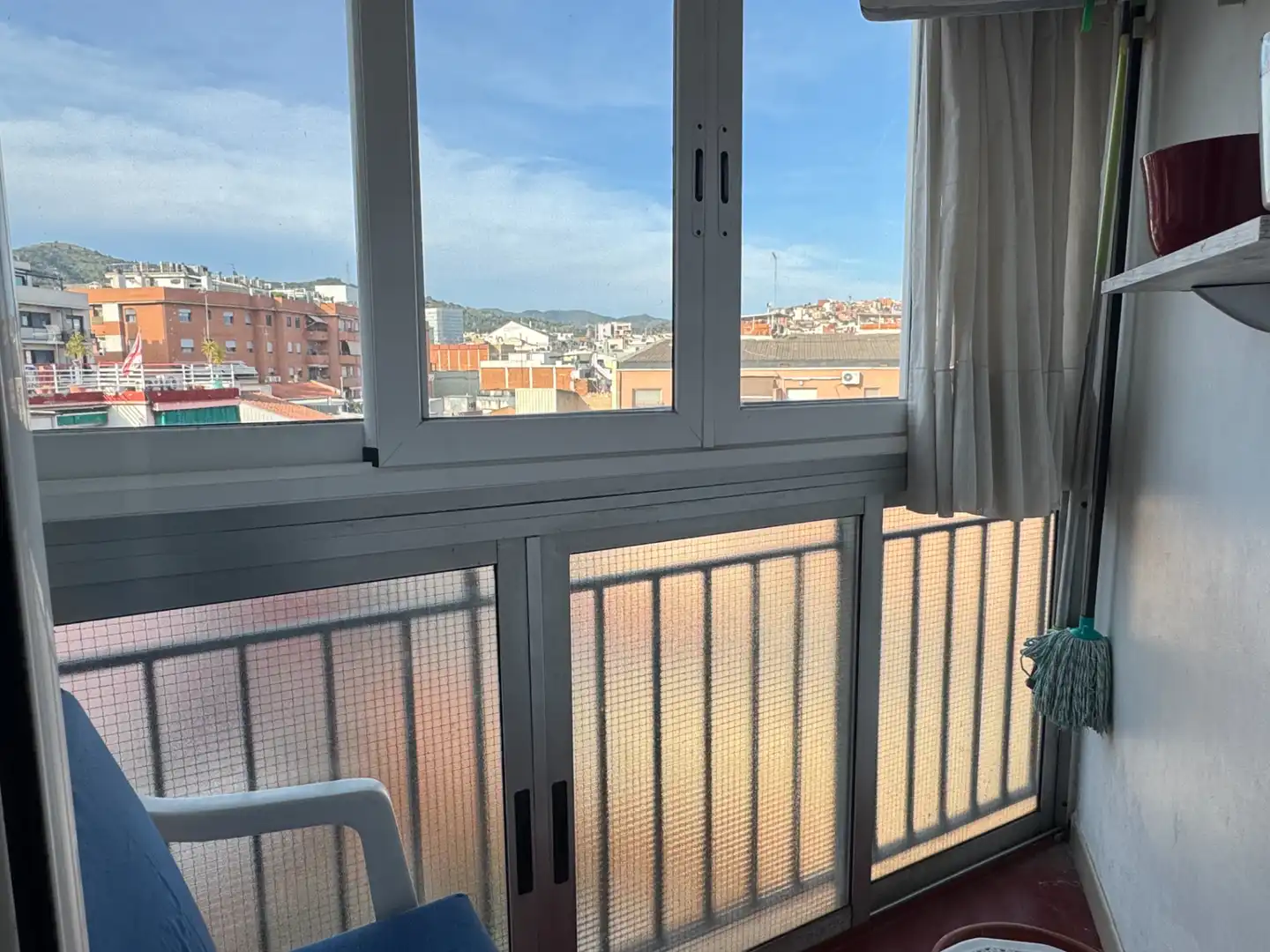 Balcony of Flat for sale in Santa Coloma de Gramenet  with Air Conditioner, Balcony and Alarm