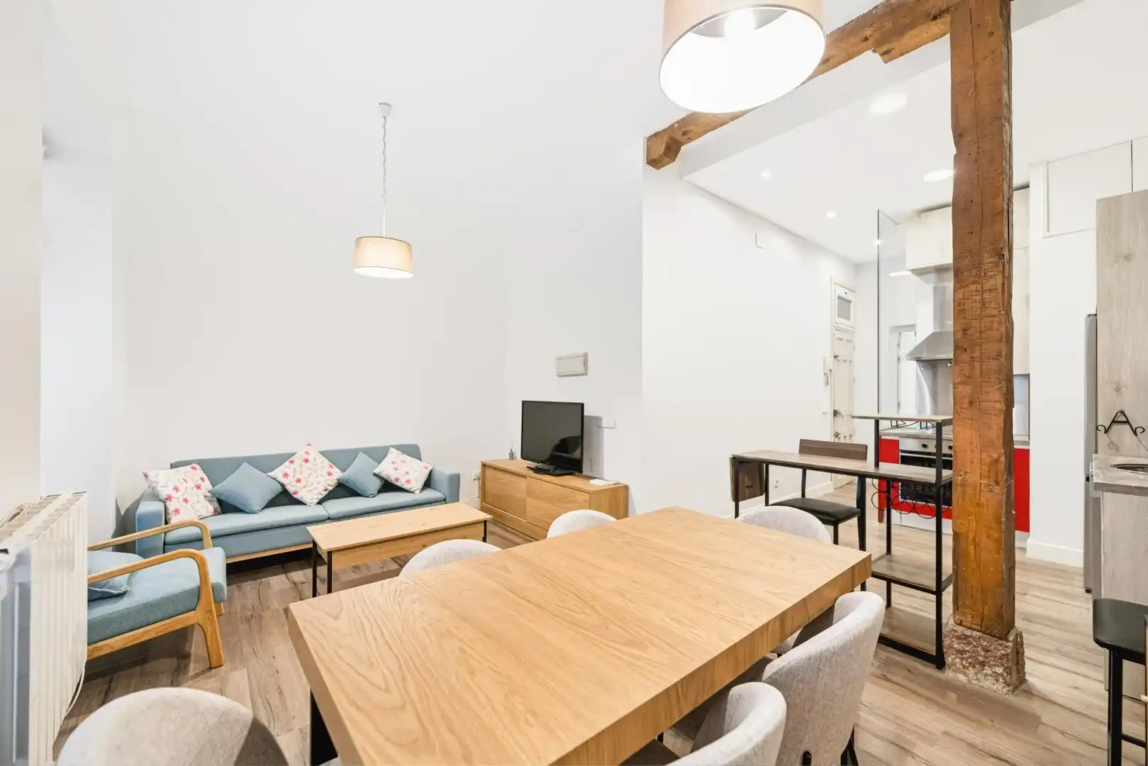Wohnzimmer von Wohnungen zur Miete in Chamberí