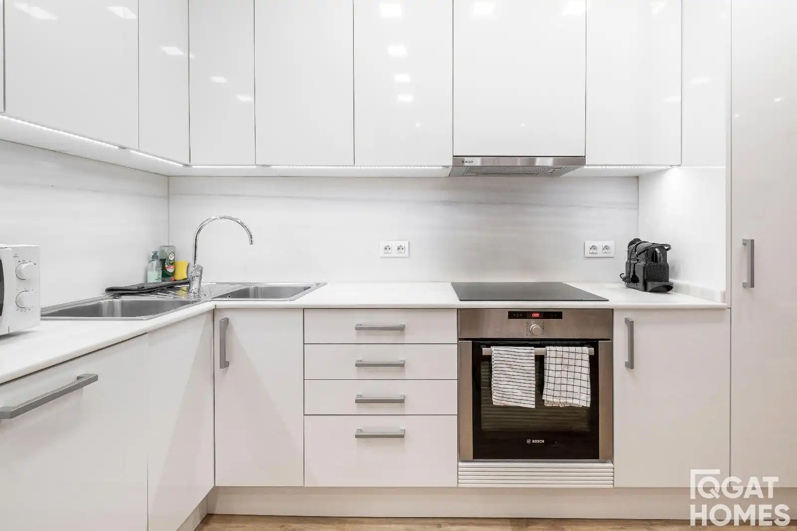 Küche von Wohnung zur Miete in Rubí mit Klimaanlage und Möbliert