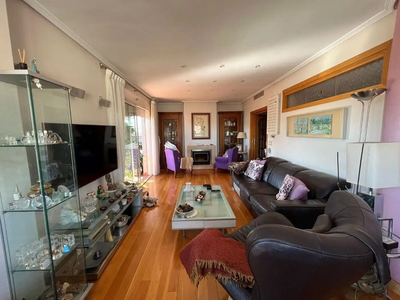 Sala de estar de Ático en venta en Murcia con Aire acondicionado y Trastero
