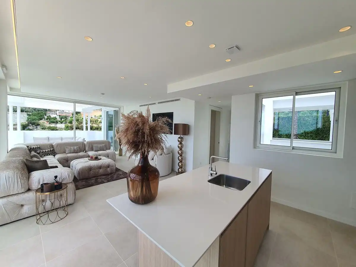 Living room of Attic for sale in Coín  with Air Conditioner, Terrace and Furnished