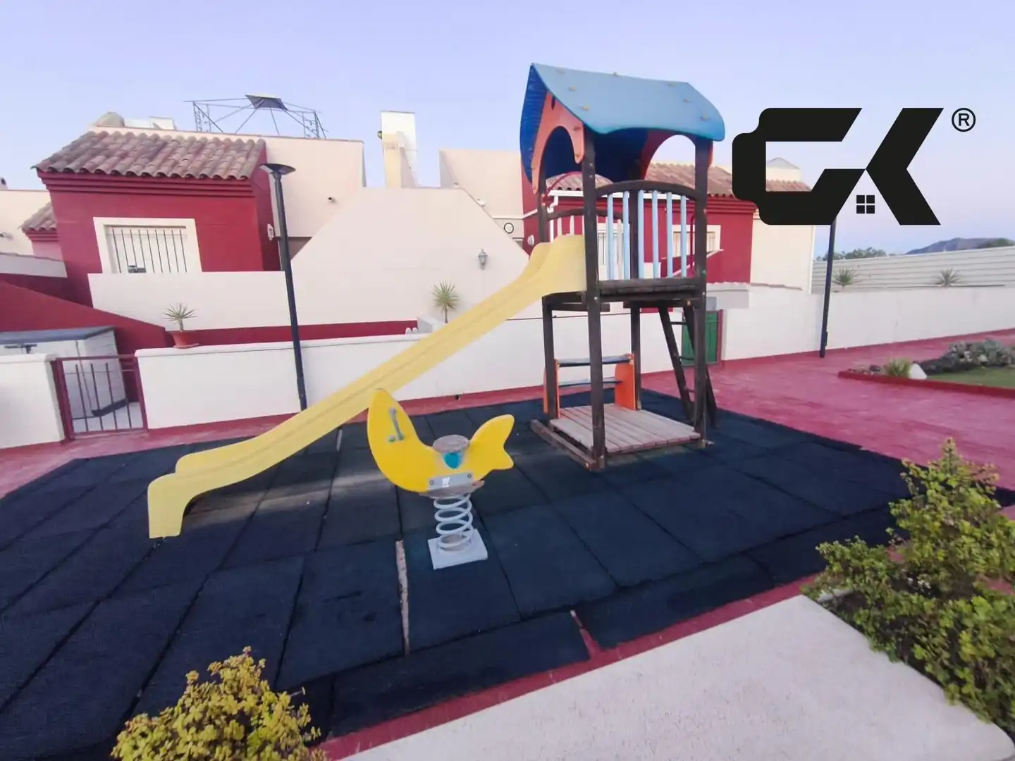 Jardí de Casa adosada en venda en Mazarrón amb Aire condicionat, Jardí privat i Piscina comunitària